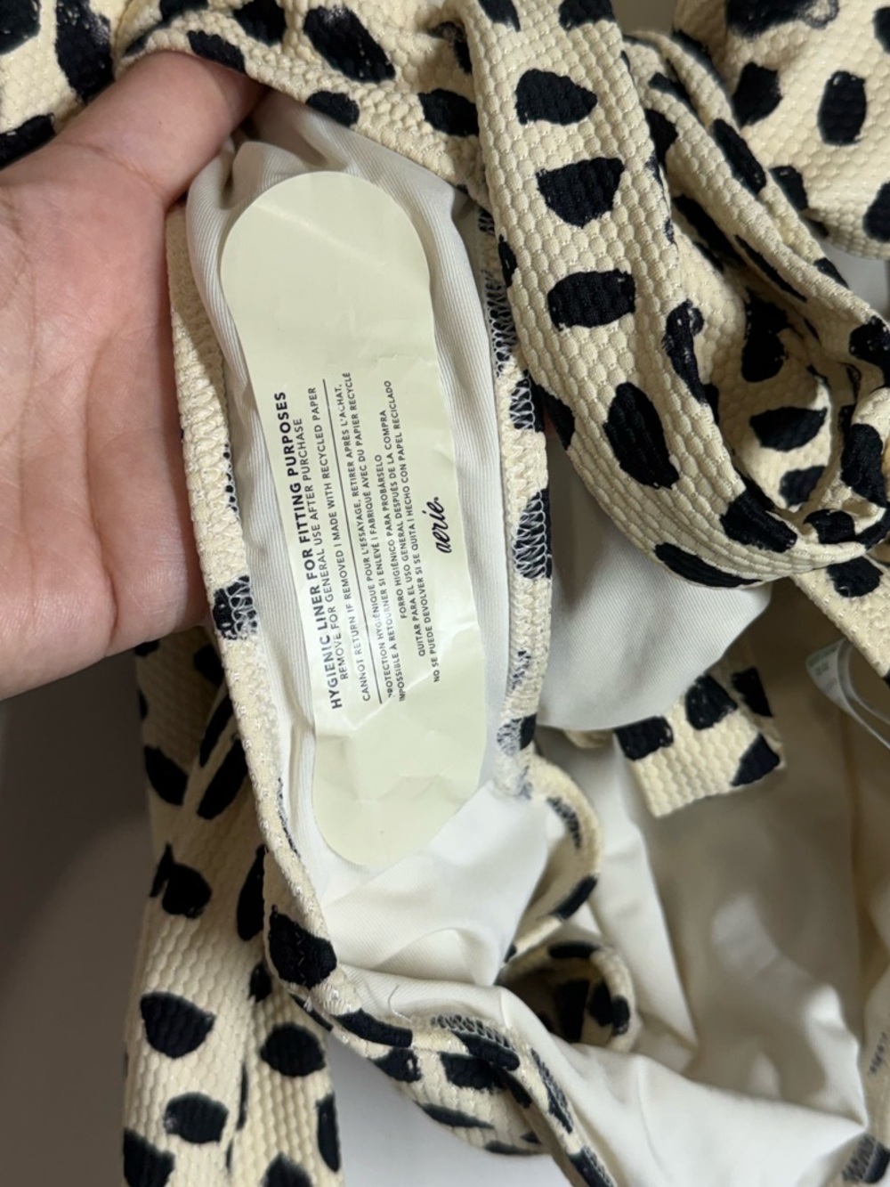Aerie One Piece Full Coverage Padded Wrap Swimsuit - Picture 7 of 7